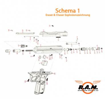 Kingman Eraser / Chaser Ersatzteil Nr. KTP0015 Valve Pin