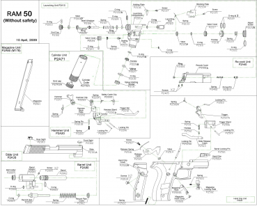 Magazin Hook Cover für RAM X50 original APS #P2505