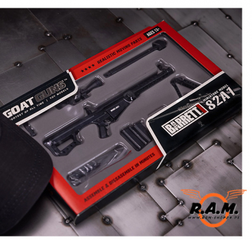 GOATGUNS Modell - Barrett 82A1 cal. .50, schwarz (Set)