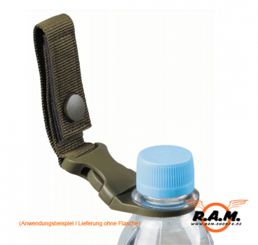 Flaschenhalter für Molle System und Gürtel etc., oliv