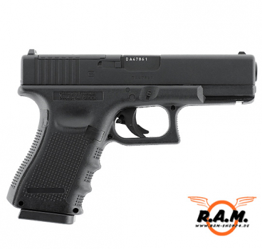 Umarex Softairpistole GLOCK 19 Gen4 MOS, 6mm CO2, NBB (Non Blowback) **IWA NEUHEIT**