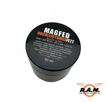 MAGFED Hochleistungsfett "Black Ultra" für MAGFED/RAM, 50ml