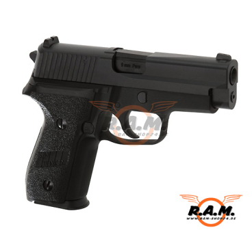 Softairpistole P228 Full Metal GBB, schwarz