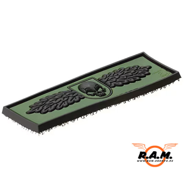 SOF Skull Badge Rubber Patch, Forest (JTG)