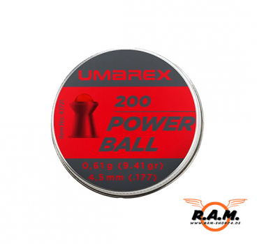 Umarex - Powerball Rundkopf Diabolos 0.61g, 4,5mm, 200 Stück