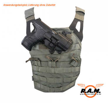 Universal Holster Molle Plattform, schwarz