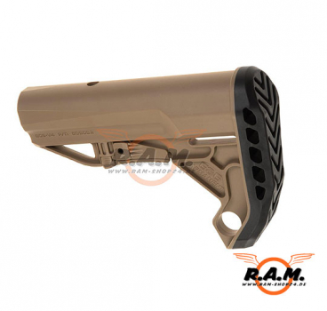 G&G Hinterschaft für Stocktube GOS-V4, passend für M4 Modelle, Tan