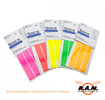 Pfeil / Bolzen / Arrow Wrap Neon Gelb 12 Stück