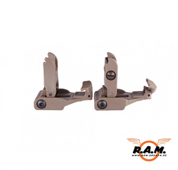 POLYMER Flip Up Sights Set DE