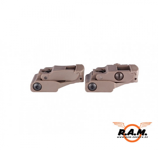 POLYMER Flip Up Sights Set DE