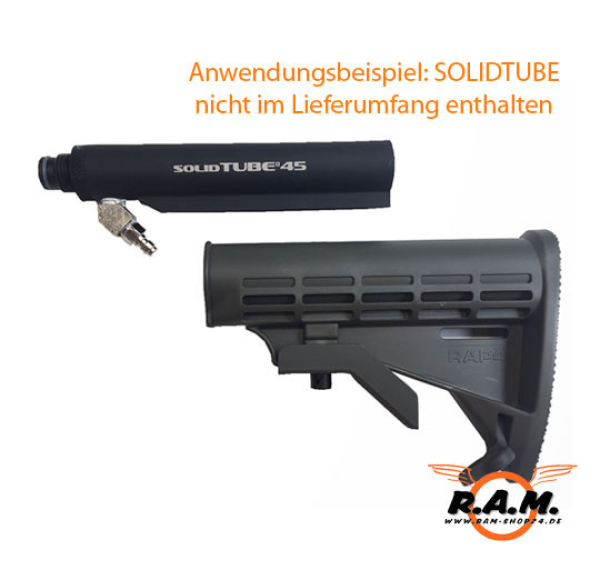 Hinterschaft für SOLIDTUBE°45 Remote Line Adapter in Navyseal Grey - Limited Edition