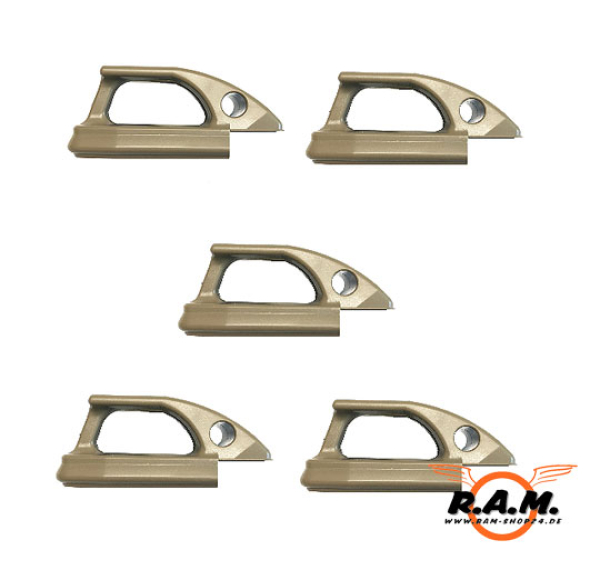 Helix Raptor Plate, 5er Pack, Tan