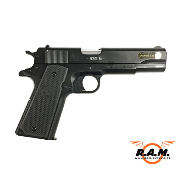 Colt 1911 A1 H.P.A. Metalslide, schwarz