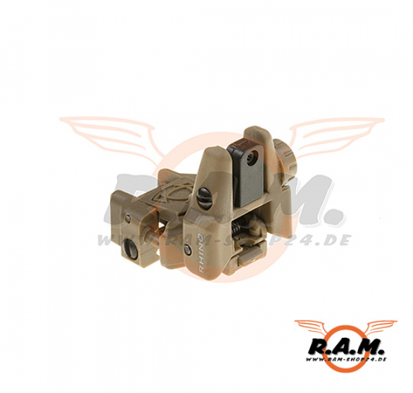 Rhino Rear Sight Dark Earth (APS)