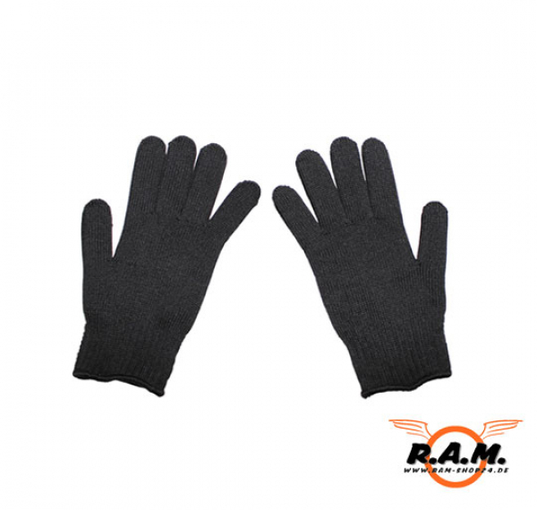 Schnittschutzhandschuhe /Fingerhandschuhe, schwarz, Gr. L/XL
