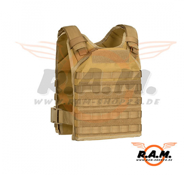 Invader Gear - Molle Armor Carrier (Brust-/Rückenpanzer) Coyote