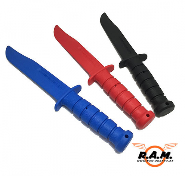 IMI Trainingsmesser aus Hartgummi rot - ideal für Milsim / RAM **NEU**