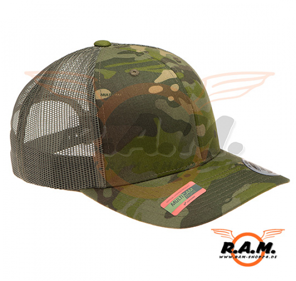 Retro Trucker Cap One Size, orig. Tropic Multicam