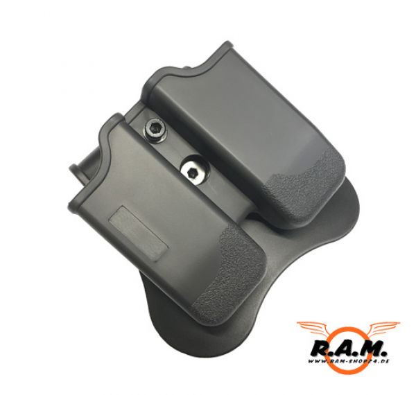 Double Mag Pouch für P226 / Beretta M9 / CZ P-09