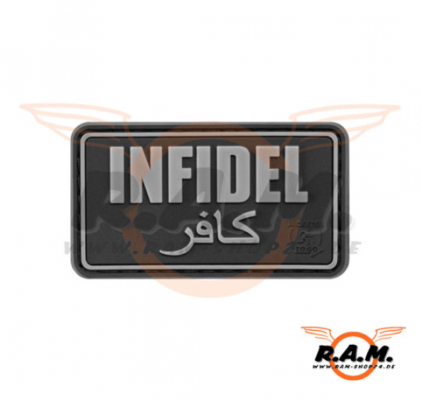 Infidel Rubber Patch, schwarz