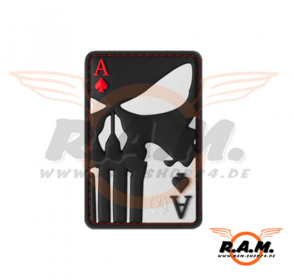 Punisher Ace of Spades Rubber Patch