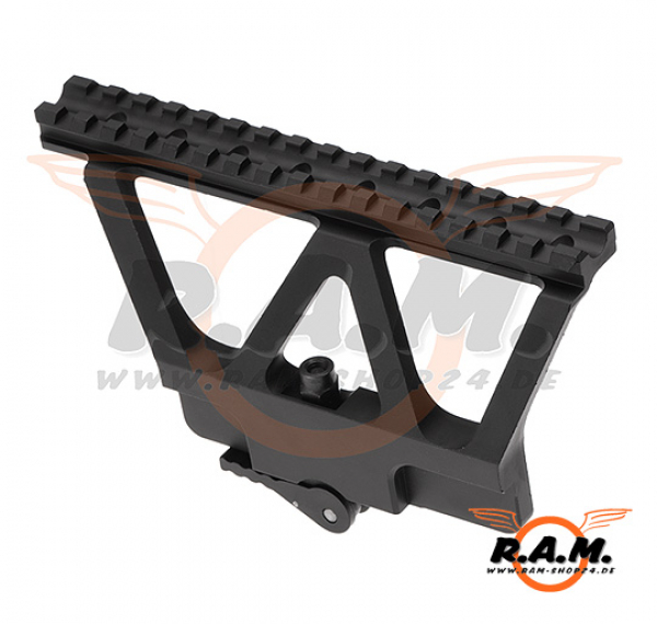 AK Side Mount Base aus Metall, schwarz