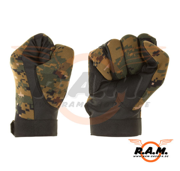 Invader Gear - All Weather Shooting Handschuhe, Marpat/Digital Woodland