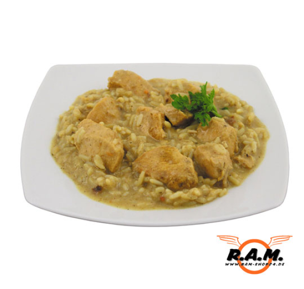 Hähnchen Curry mit Reis, Vollkonserve 400g