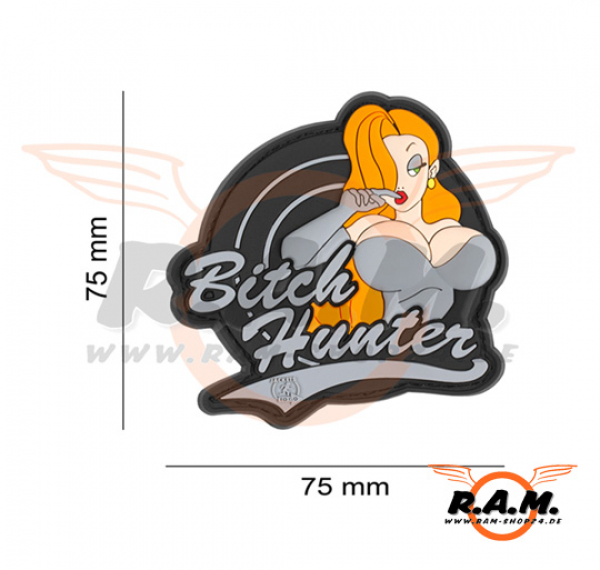 Bitch Hunter Rubber Patch JTG