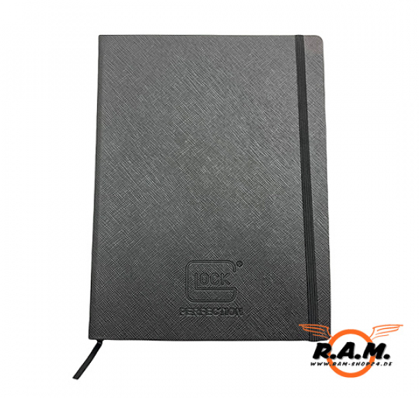 GLOCK Notizbuch, schwarz (25cm x 19cm)