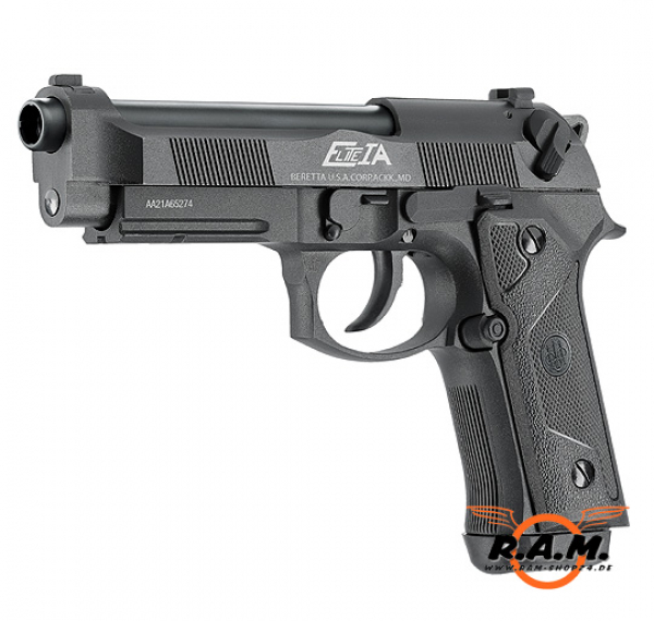 Softairpistole Beretta Elite IA cal. 6mm BB, schwarz - SONDERANGEBOT