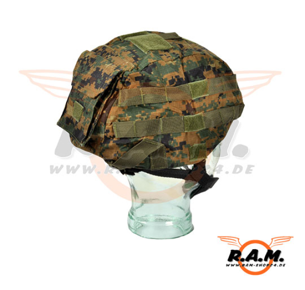 Invader Gear - Raptor Helmbezug Digital Woodland /Marpat