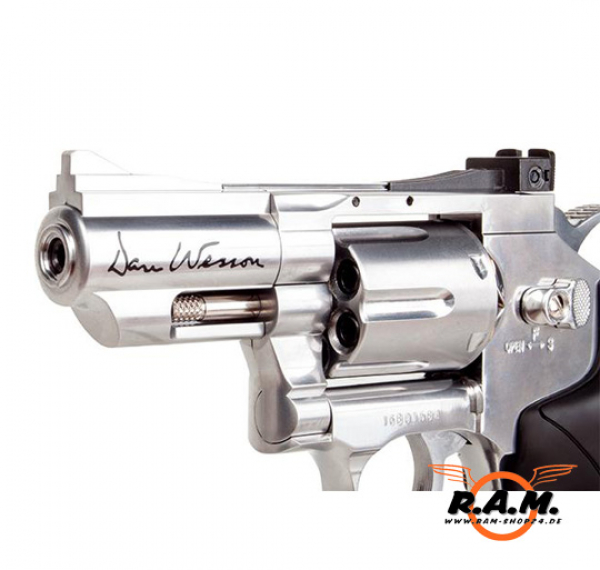 Dan Wesson 2.5" Revolver Kal. 4,5mm (.177) Pellets, Silber