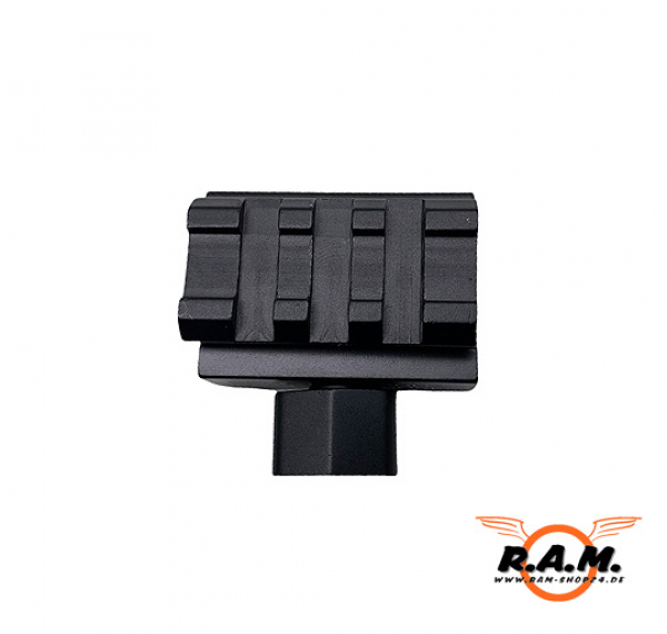 QDM 19x40 Low Profile 3-Slot Twist Lock Riser Mount