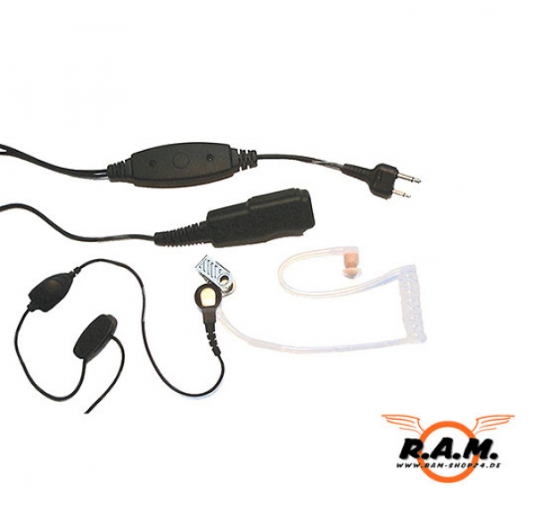 AE 31-PT07 Security Headset mit PTT 2,5mm/3,5mm