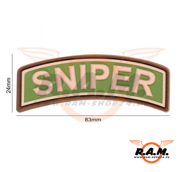 Sniper Tab Rubber Patch, Multicam