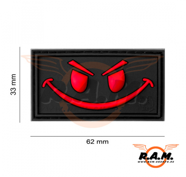 3D - Evil Smile Rubber Patch