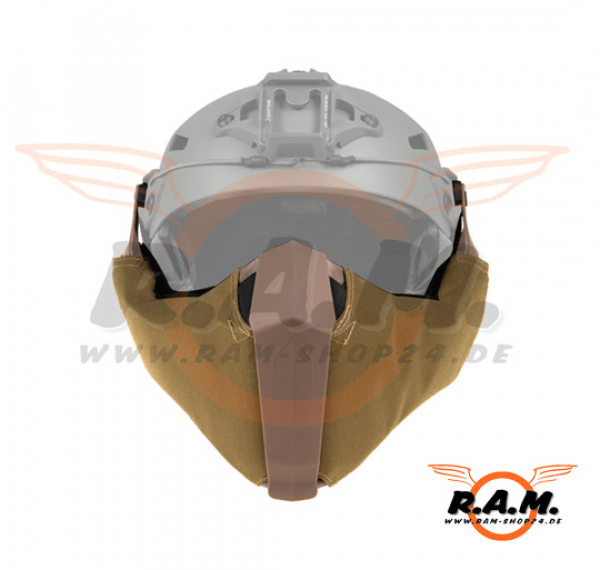 Gesichtsschutzmaske Gunsight Mandible, Tan