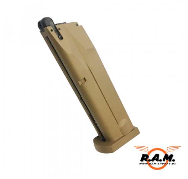 Magazin für Beretta M9 A3 cal. 6mm BB, FDE CO²