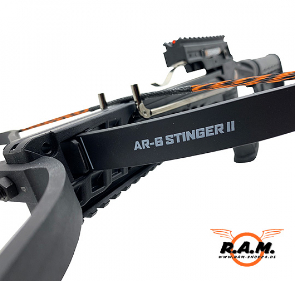 Steambow AR-6 Stinger II Survival Set inkl. 5 Pfeile und Ersatzsehne