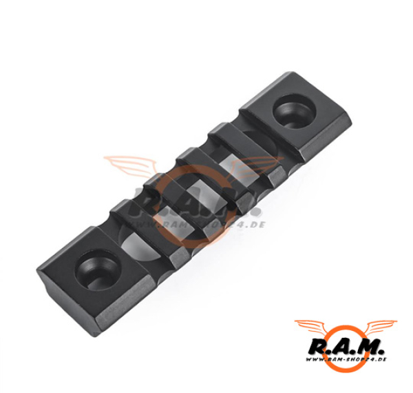 5 Slot Keymod 3" Aluminium Schiene, schwarz