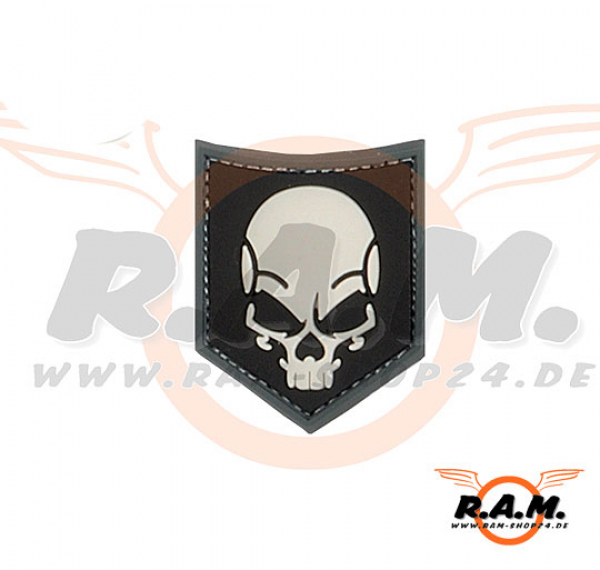 SOF Skull Rubber Patch Ghost SWAT (JTG)