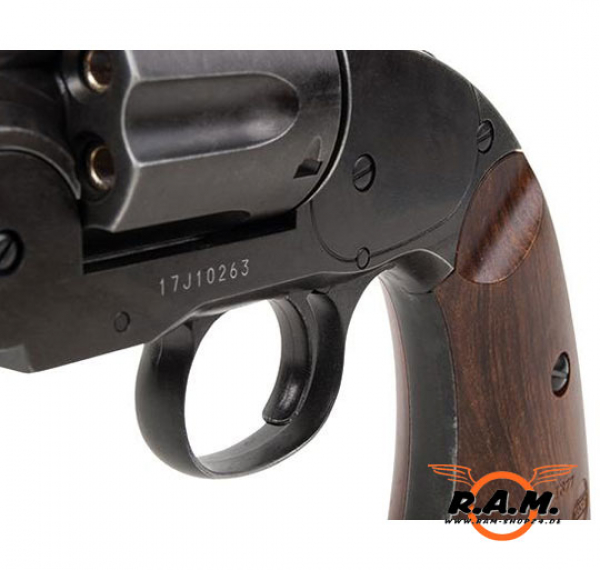 Schofield 6" Revolver Aging cal. 4.5mm (.177) Diabolo, schwarz