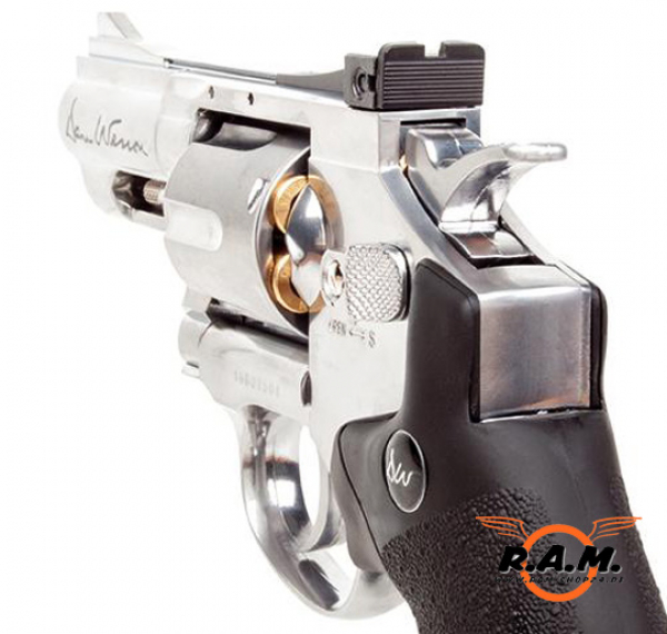 Dan Wesson 2.5" Revolver Kal. 4,5mm (.177) Pellets, Silber