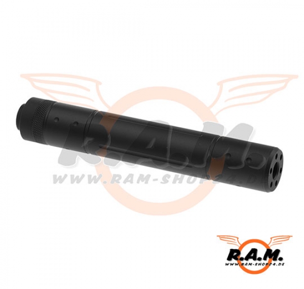 Solidcore Schalldämpferattrappe ca. 195x32mm Silencer passend für Airsoft