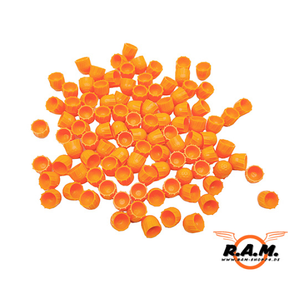 BALLISTIC TARGET ROUNDS cal. 0.50 Spezialmunition, 100 Stück, ORANGE