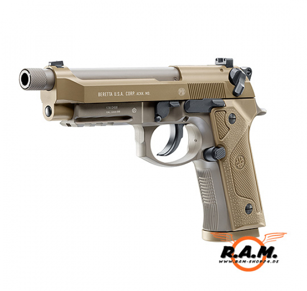 Softairpistole Beretta Mod. M9A3 FM (Vollmetall) cal. 6mm BB, FDE