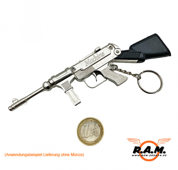 Schlüsselanhänger "MP40 mit Anschlagschaft" (15cm!)