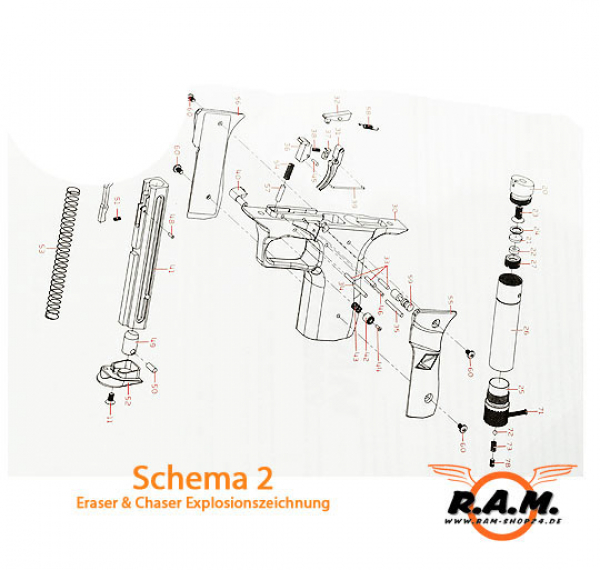 Kingman Eraser / Chaser Ersatzteil Nr. KTP0015 Valve Pin