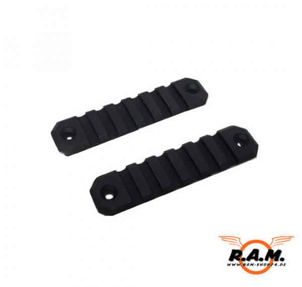 MAXTACT/HONORCORE 3" kurzes Picatinny Rail Set (2er), black